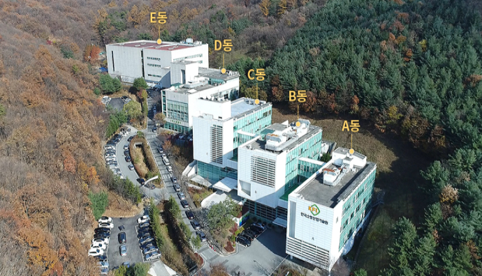 한국소방산업기술원 본사 건물배치도